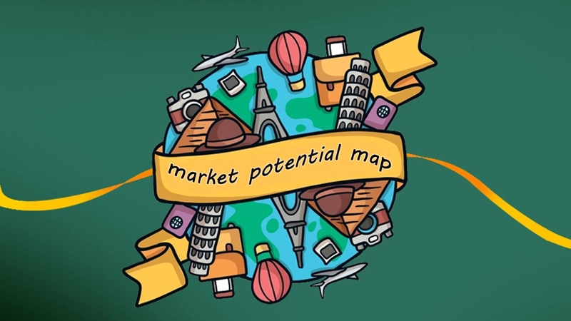 نقشه پتانسیل صادراتی