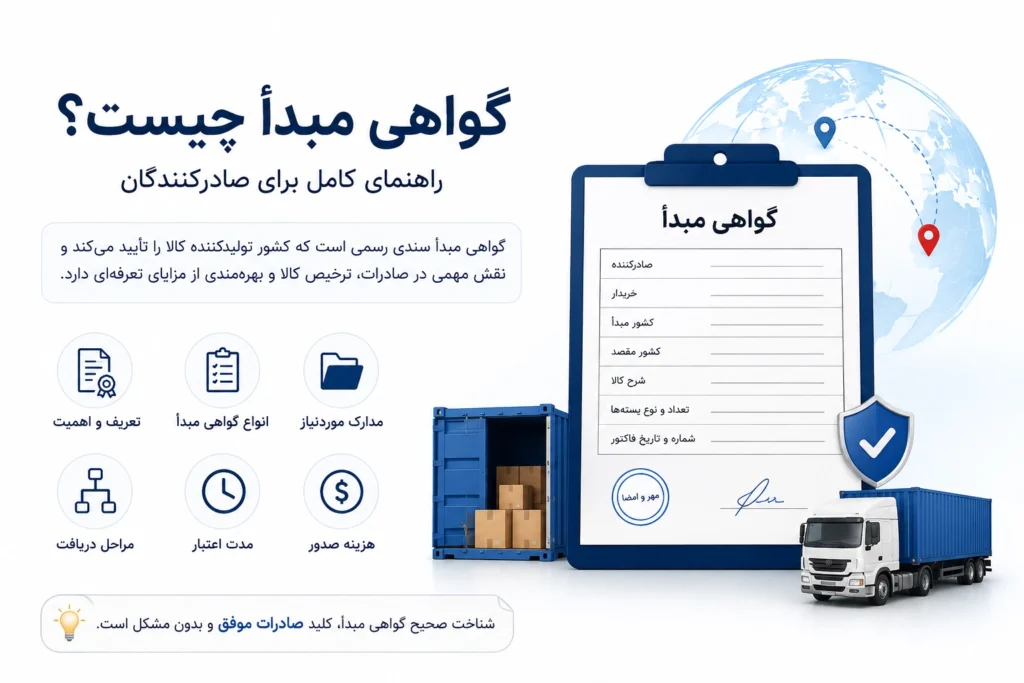 گواهی مبدأ چیست؟