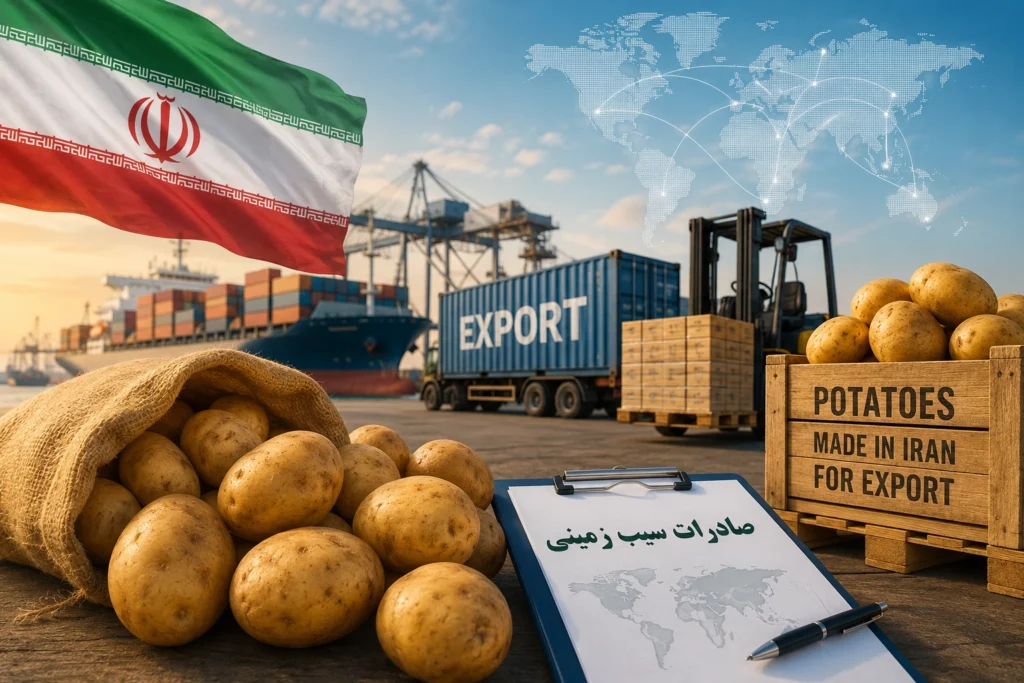 صادرات سیب زمینی از ایران