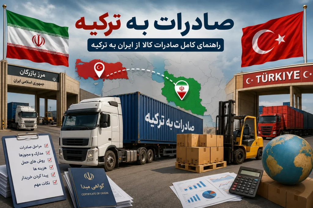 صادرات به ترکیه