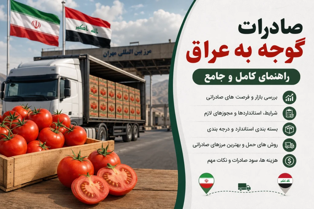 صادرات گوجه به عراق  