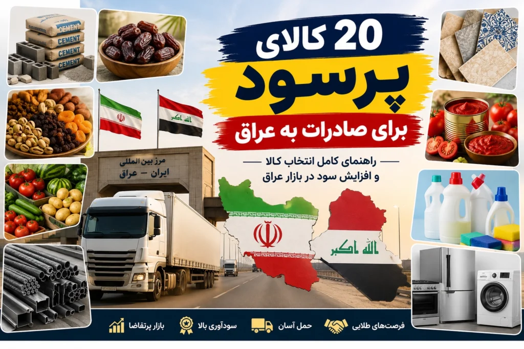 پرسودترین کالا برای صادرات به عراق