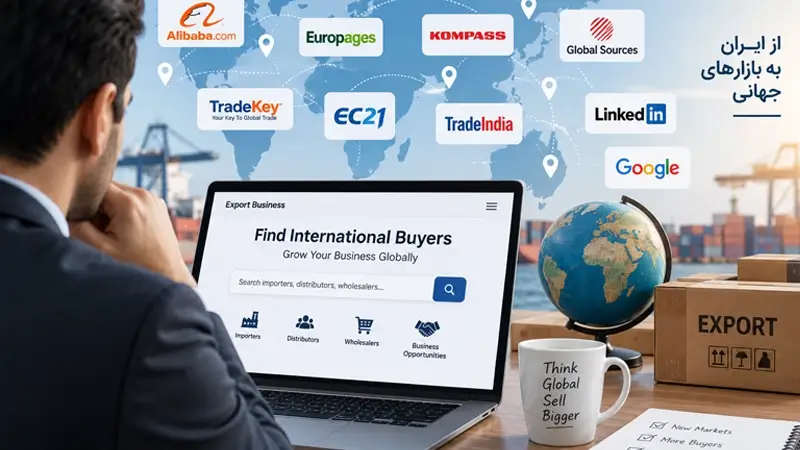 بهترین سایت‌های پیدا کردن خریدار خارجی و مشتری‌یابی صادراتی