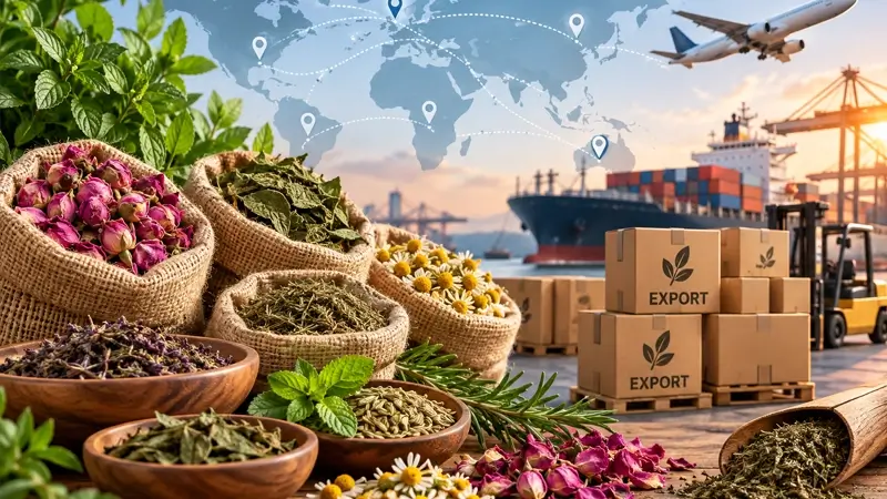 صادرات گیاهان دارویی